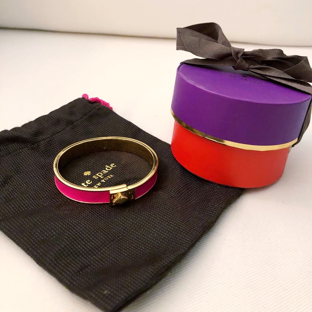 Kate Spade Pink Lacquer Bangle - Original Package